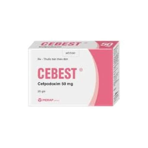 Cebest 50mg - Thuốc điều trị nhiễm khuẩn của Merap